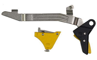 TIMALPHAGLOCK5-GLD_1 Timney Alpha Trigger for Glock Gen5, 3 lb, Gold