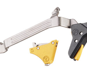 Timney Alpha Competition Trigger for Glock Gen5 — Large, Gold