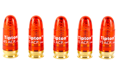 TIP146331_1 Tipton Snap Caps .45 ACP — 5 Pack Brass/Plastic