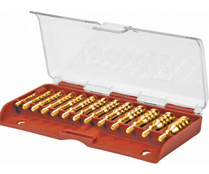 Tipton 13-Piece Solid Brass Jag Set – 17-45 Cal, 8-32/5-40