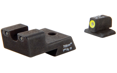 TRCA128Y-600529_1 Trijicon HD Night Sights for 1911 Novak — Yellow Front