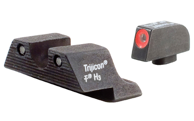 TRGL101O-600538_1 Trijicon HD Night Sights — Glock Standard Frames (Orange Front)
