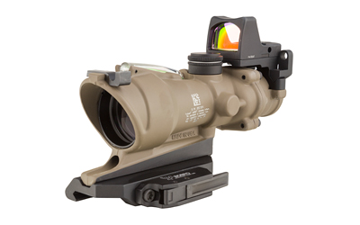 Trijicon ACOG TA31-D 4×32 ECOS FDE, Illuminated Green .223