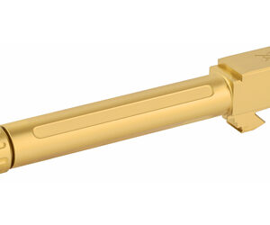 TRUTP-G17B-XTG_1 True Precision Glock 17 Threaded Barrel, Gold, 9mm