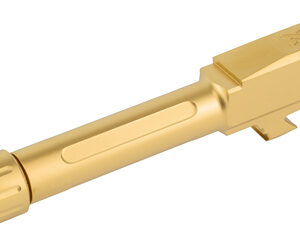 TRUTP-G43B-XTG_1 True Precision Threaded Barrel for Glock 43 — 9mm, Gold