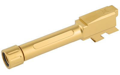 TRUTP-G43B-XTG_1 True Precision Threaded Barrel for Glock 43 — 9mm, Gold