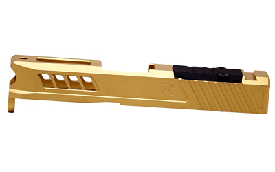 True Precision Glock 43 Slide — RMS Cut, Titanium Nitride
