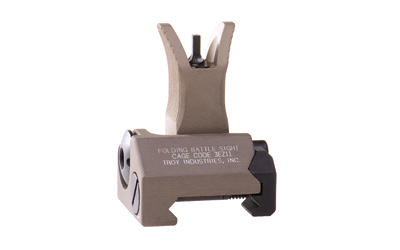 TRYSSIG-FBS-FMFT-00_1 Troy Front Folding M4 BattleSight — FDE, 1.34 in
