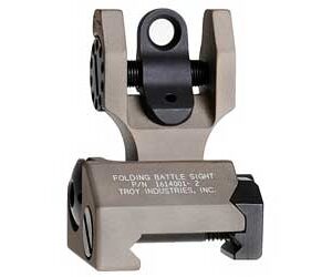 TROY Rear Folding BattleSight — Flat Dark Earth