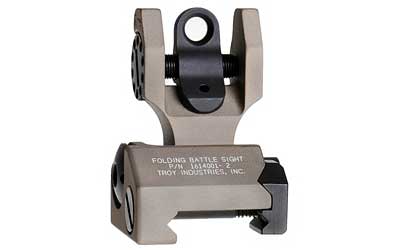 TRYSSIG-FBS-R0FT-00_1 TROY Rear Folding BattleSight — Flat Dark Earth