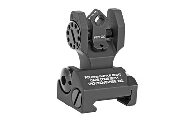 TRYSSIGFBSTTBT00_1 Troy Di-Optic Folding Rear Sight Tritium – Black