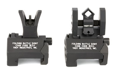 TRYSSIGMCMSSBT00_1 Troy Micro BattleSight Set – M4 Front & Dioptic Rear, Black