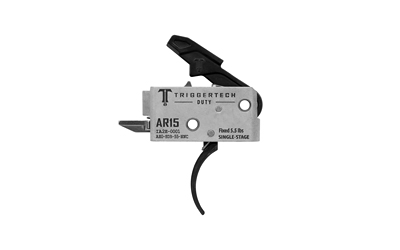 TriggerTech Duty AR-15 Single-Stage Curved Trigger, 5.5 lb