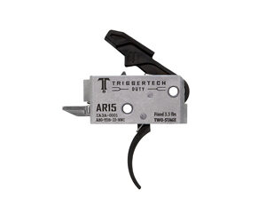 Trigger Tech Duty Two-Stage AR-15 Trigger, Curved, 3.5 lb