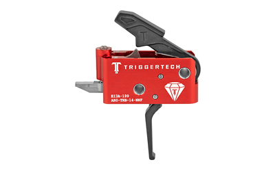 Trigger Tech Diamond Flat Two-Stage AR Trigger — Black, RH
