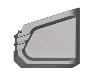 Tyrant CNC Glock Magazine Extension — Gray Aluminum +6/+5
