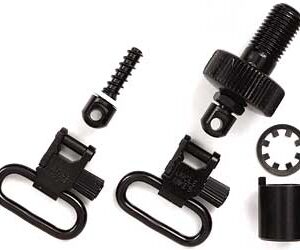 Uncle Mike’s QD Mag Cap Swivel Set for Mossberg 500, 1″ Blued