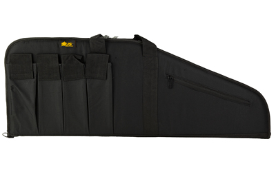 UPKP20035_1 US PeaceKeeper 35-inch MSR Case, 600D Black, 4 Mag Pouches