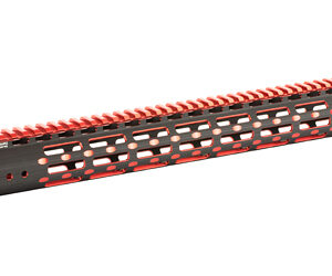Leapers UTG PRO M-LOK 15″ Super Slim Handguard, Black/Red