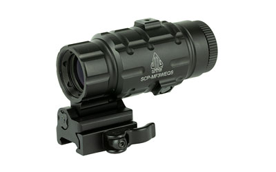 UTG 3X Magnifier Flip-to-Side QD Mount, 37mm