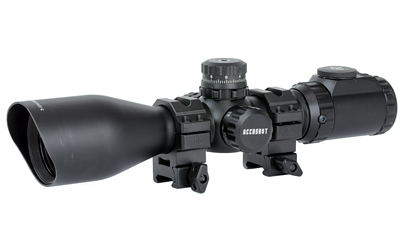 UTGSCP3-UM312AOIEW_1 UTG Accushot 3-12×44 30mm Illuminated Mil-Dot Scope