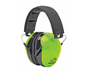 Walkers Passive Earmuff Over-the-Head 26 dB NRR Lime Green/Black