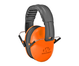 Walkers Folding Kid Muff Ultra-Compact 23 dB Orange