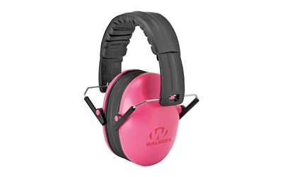 WALGWP-FKDM-PK_1 Walkers Youth Folding Passive Muff 23 dB Pink