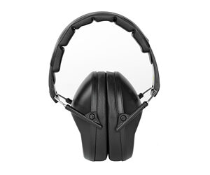 Walkers Pro Low Profile Folding Earmuffs — Black