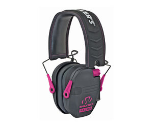 WALKERS Razor Slim Electronic Muff Black/Pink – Over-the-Head
