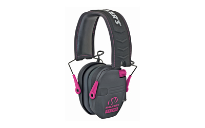 WALKERS Razor Slim Electronic Muff Black/Pink – Over-the-Head