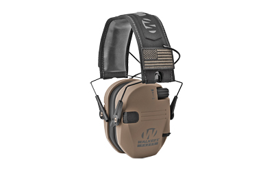 WALGWP-RSEMPAT-FDE_1 Walkers Razor Slim Electronic Muff 23 dB NRR FDE