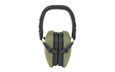 Walkers Razor Slim Passive Muff — 27 dB NRR, OD Green