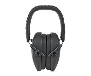 Walkers Razor Slim Passive Muff, Black — 27 dB NRR