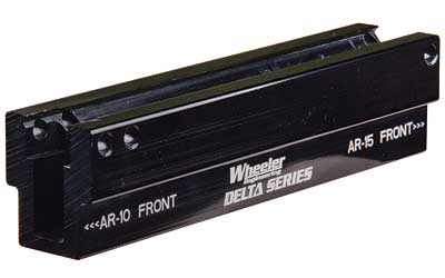 Wheeler Delta Series AR Upper Vise Block – Black Aluminum