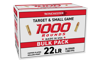 WN22LR1KHP_1 Winchester .22 LR 36gr Plated HP 1000rd
