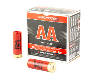Winchester AA Low Recoil 12ga 2.75in #8 25rd Box