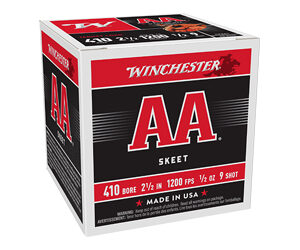 Winchester AA Target .410 Bore 2.5in 1/2 oz #9 25rd