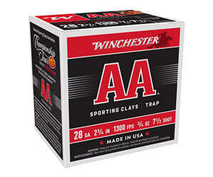 Winchester AA Super Sport 28ga 2.75in 3/4oz #7.5, 25rd