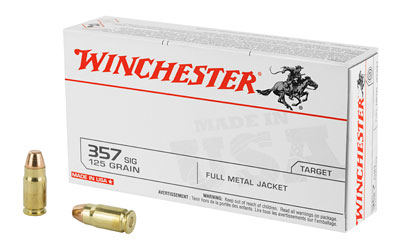 Winchester USA 357 SIG 125 gr FMJ, 50rd