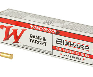 Winchester 21 Sharp 25gr Lead-Free Copper Matrix 100rd