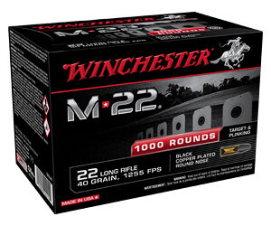 Winchester M-22 22 LR 40 gr LRN 1000rd Box