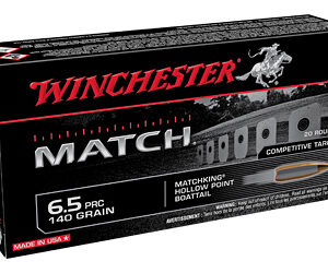Winchester Match 6.5 PRC 140 gr BTHP, 20 ct