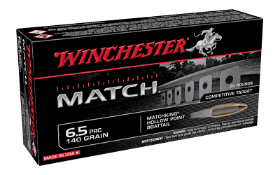 Winchester Match 6.5 PRC 140 gr BTHP, 20 ct