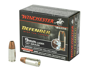 Winchester PDX1 Defender 9mm 147gr Bonded JHP