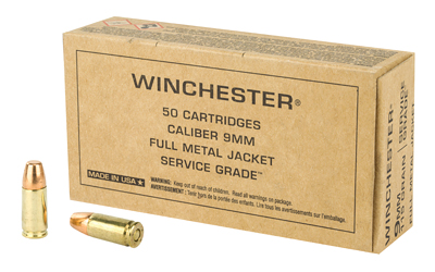 WNSG9W_1 Winchester Service Grade 9mm 115 gr FMJ — 50 rd