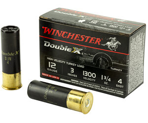 Winchester Double X 12 Gauge 3 in 1-3/4 oz #4 Shot 10rd