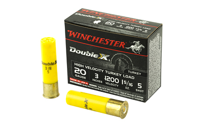 Winchester Double X 20ga 3in 1-5/16oz #5 10rd