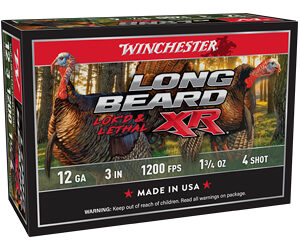Winchester Long Beard XR 12ga 3in 1-3/4oz #4 – 10rd