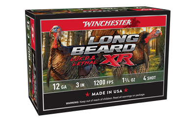 Winchester Long Beard XR 12ga 3in 1-3/4oz #4 – 10rd